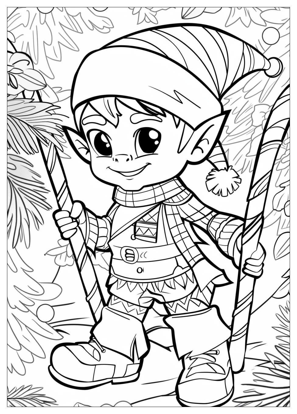 Elf Coloring Pages-7