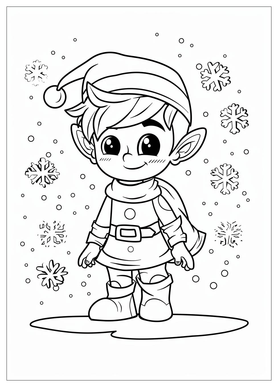 Elf Coloring Pages-9