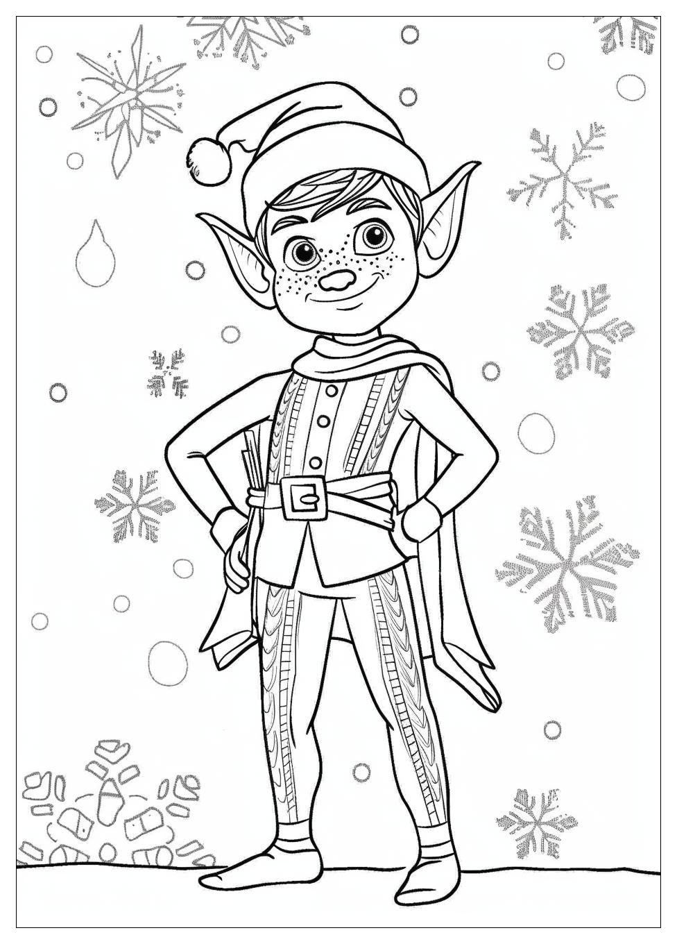 Elf On The Shelf Coloring Pages-18