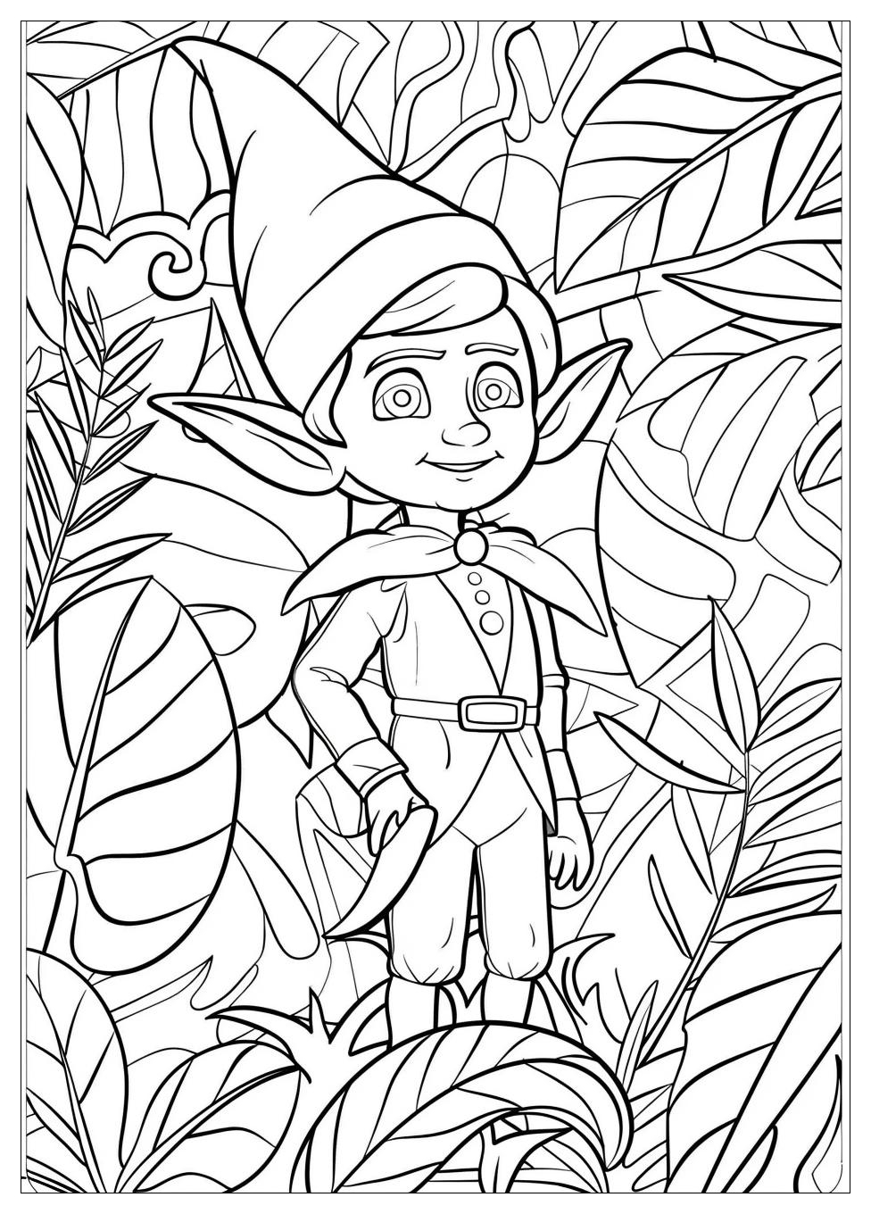 Elf On The Shelf Coloring Pages-2