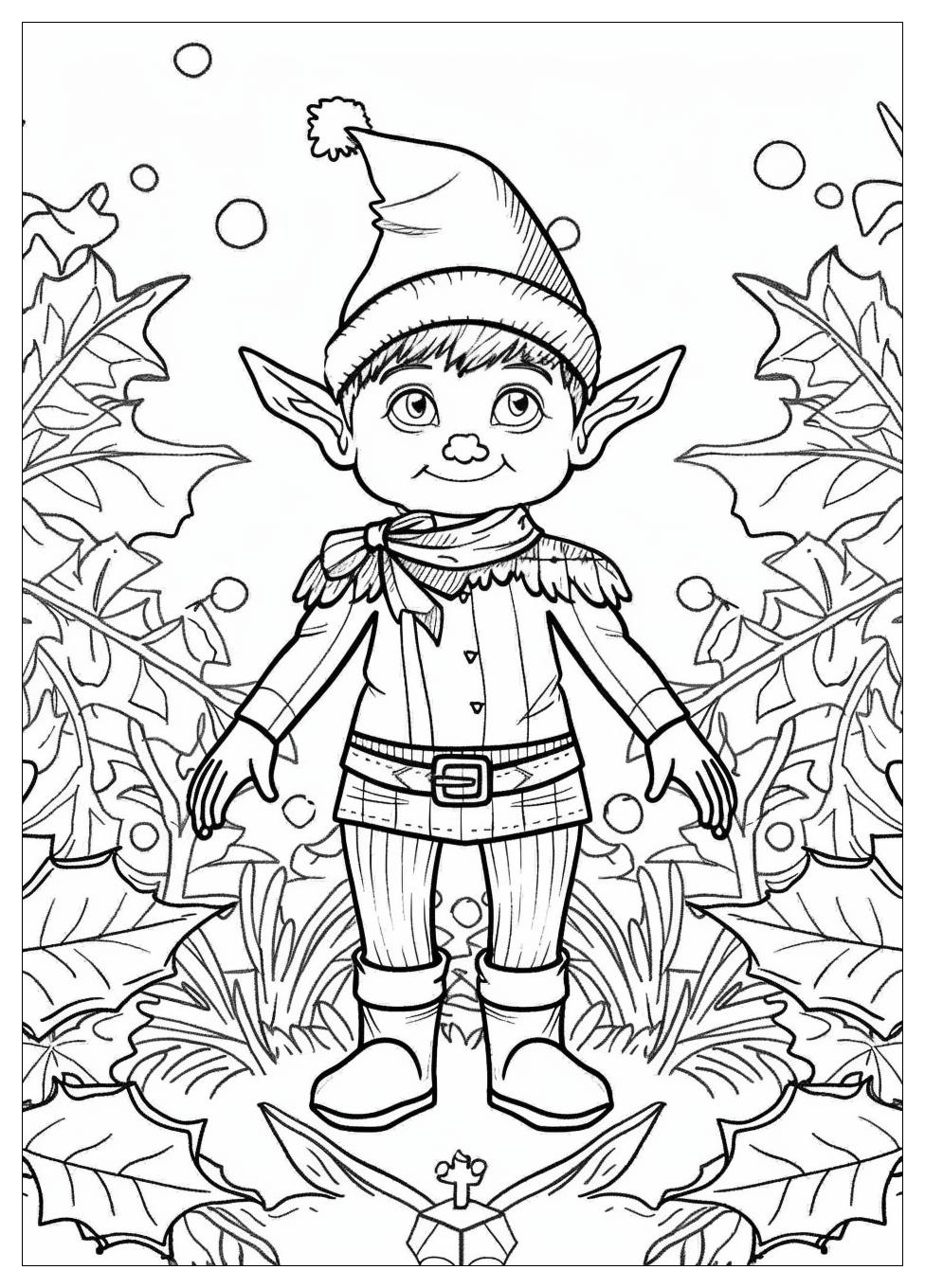 Elf On The Shelf Coloring Pages-20