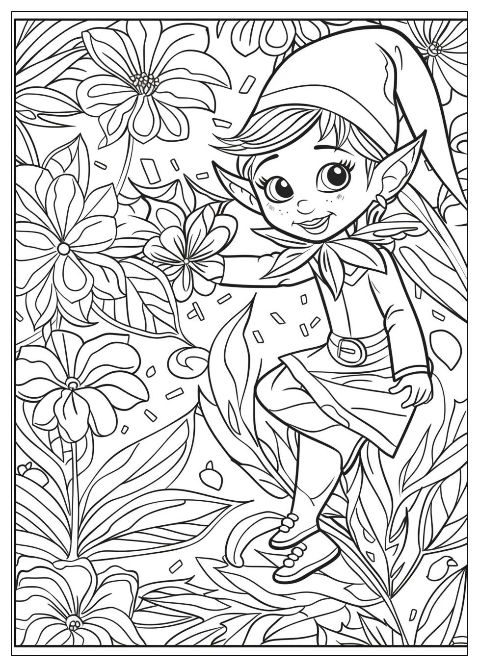 Elf On The Shelf Coloring Pages-4