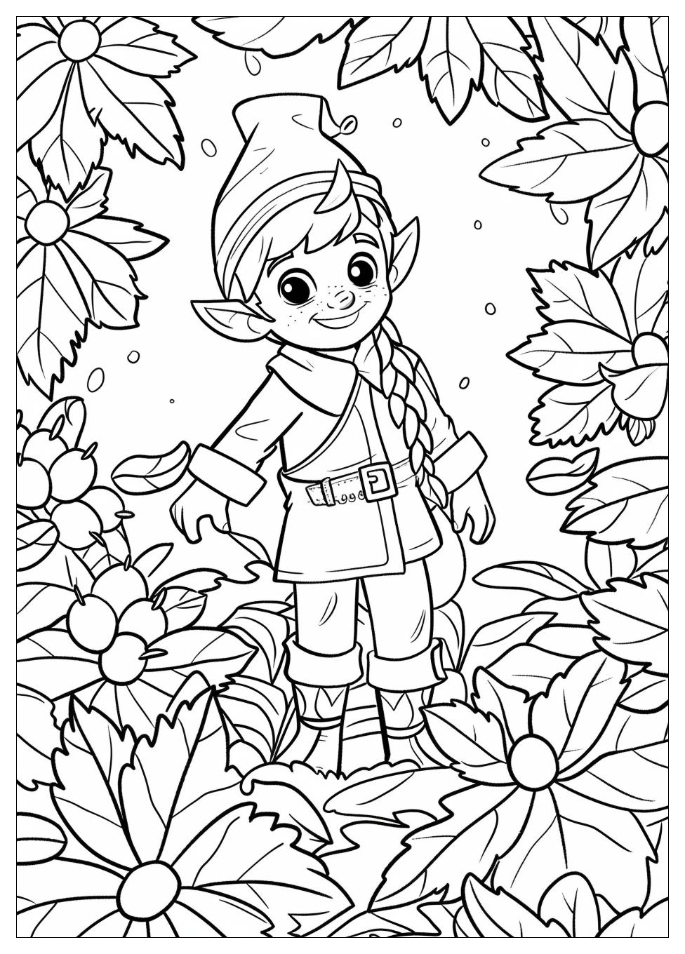 Elf On The Shelf Coloring Pages-8