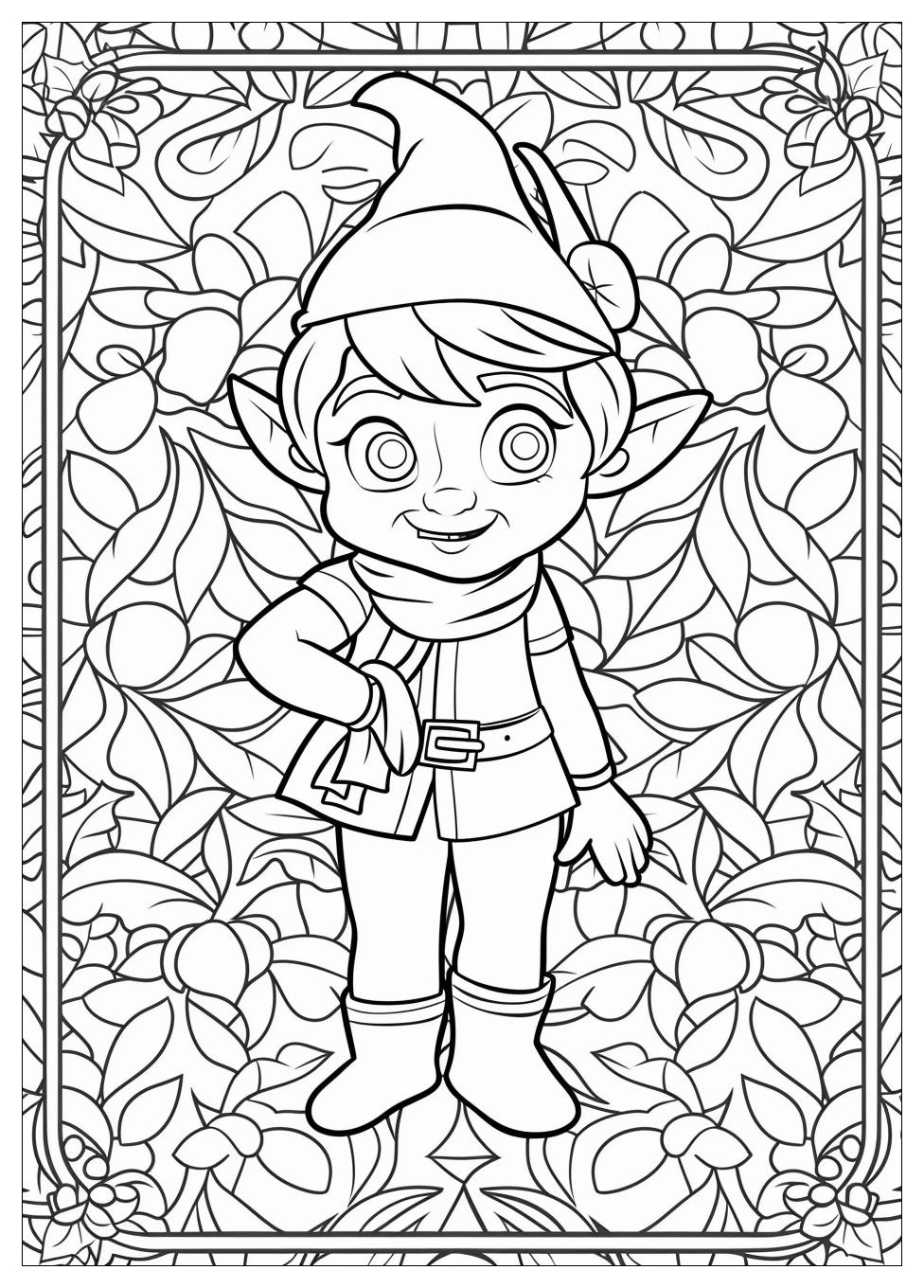 Elf On The Shelf Coloring Pages-9