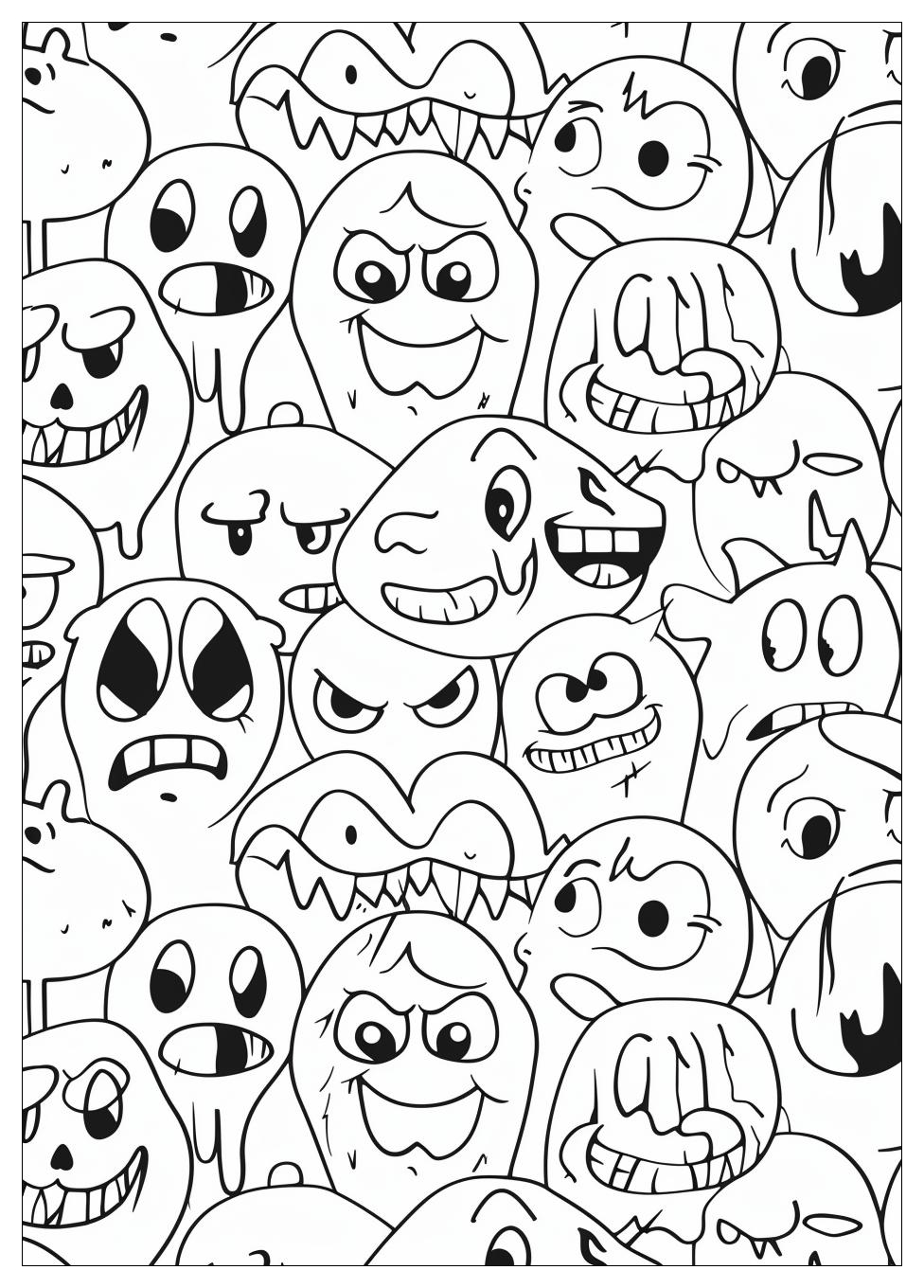 Emotions Coloring Pages-10