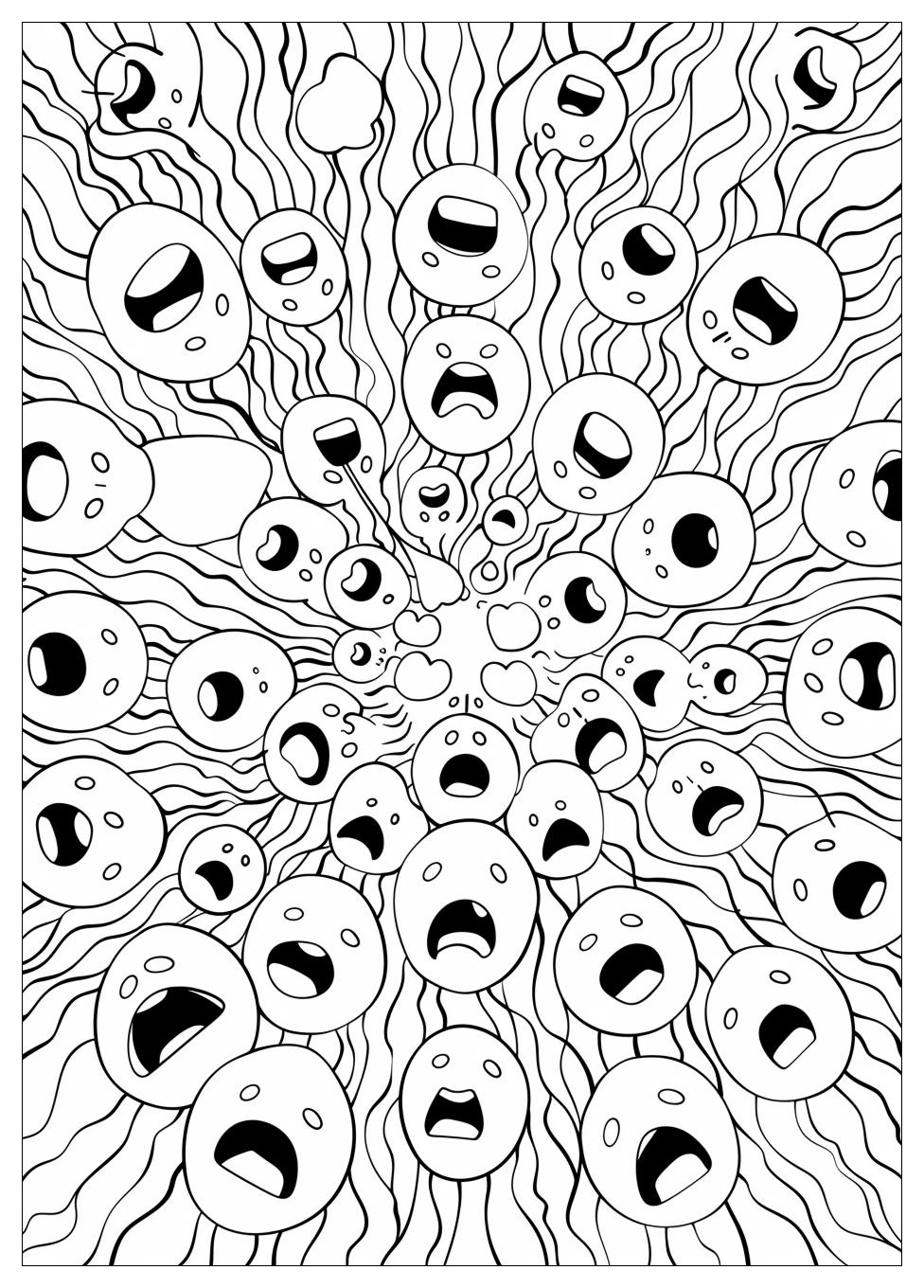 Emotions Coloring Pages-12