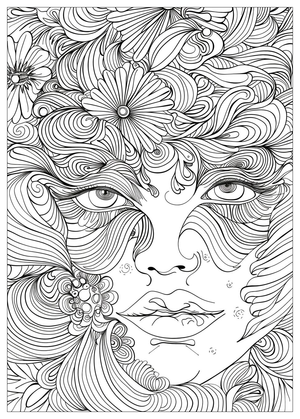 Emotions Coloring Pages-14