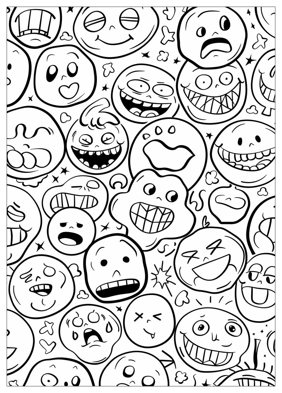 Emotions Coloring Pages-16