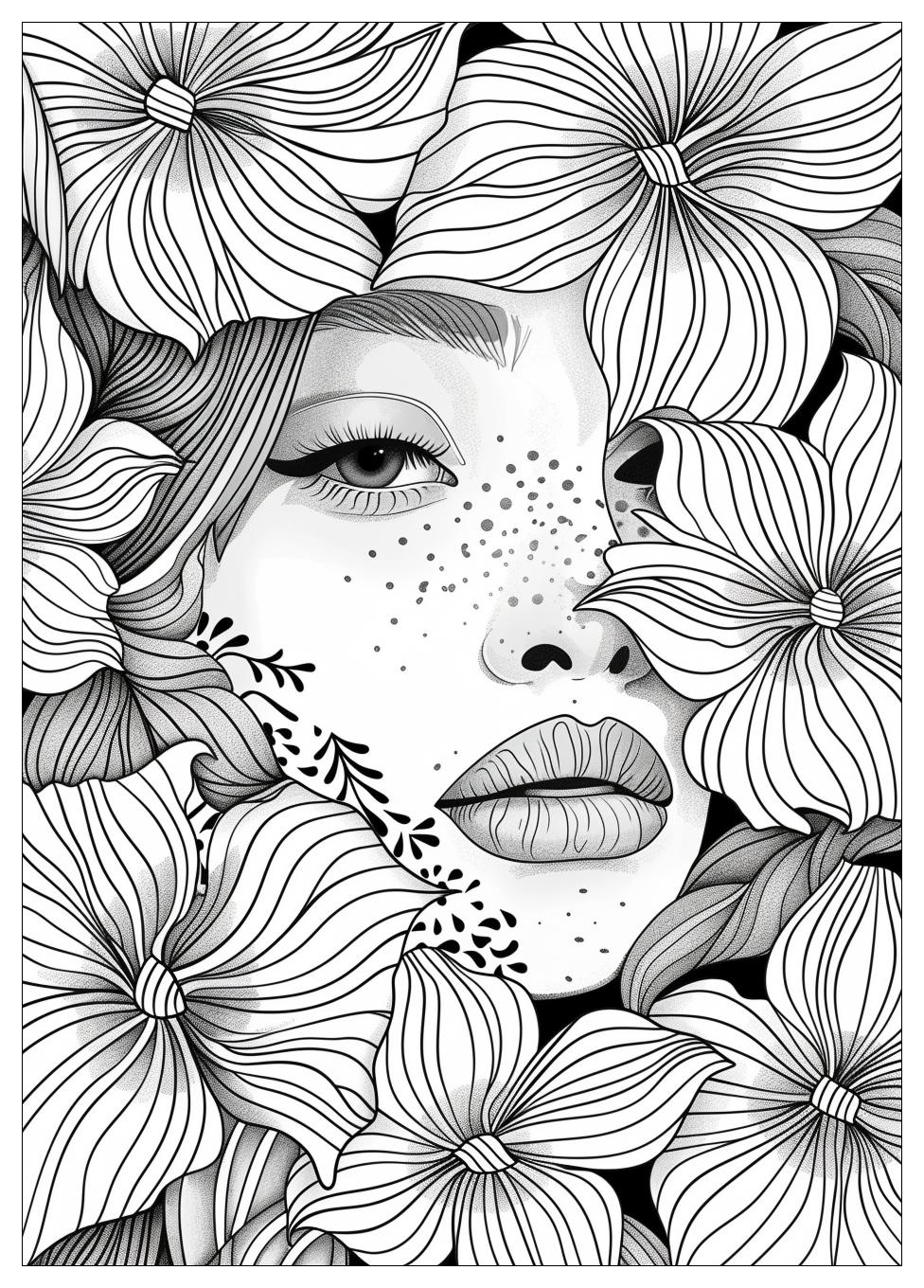 Emotions Coloring Pages-17