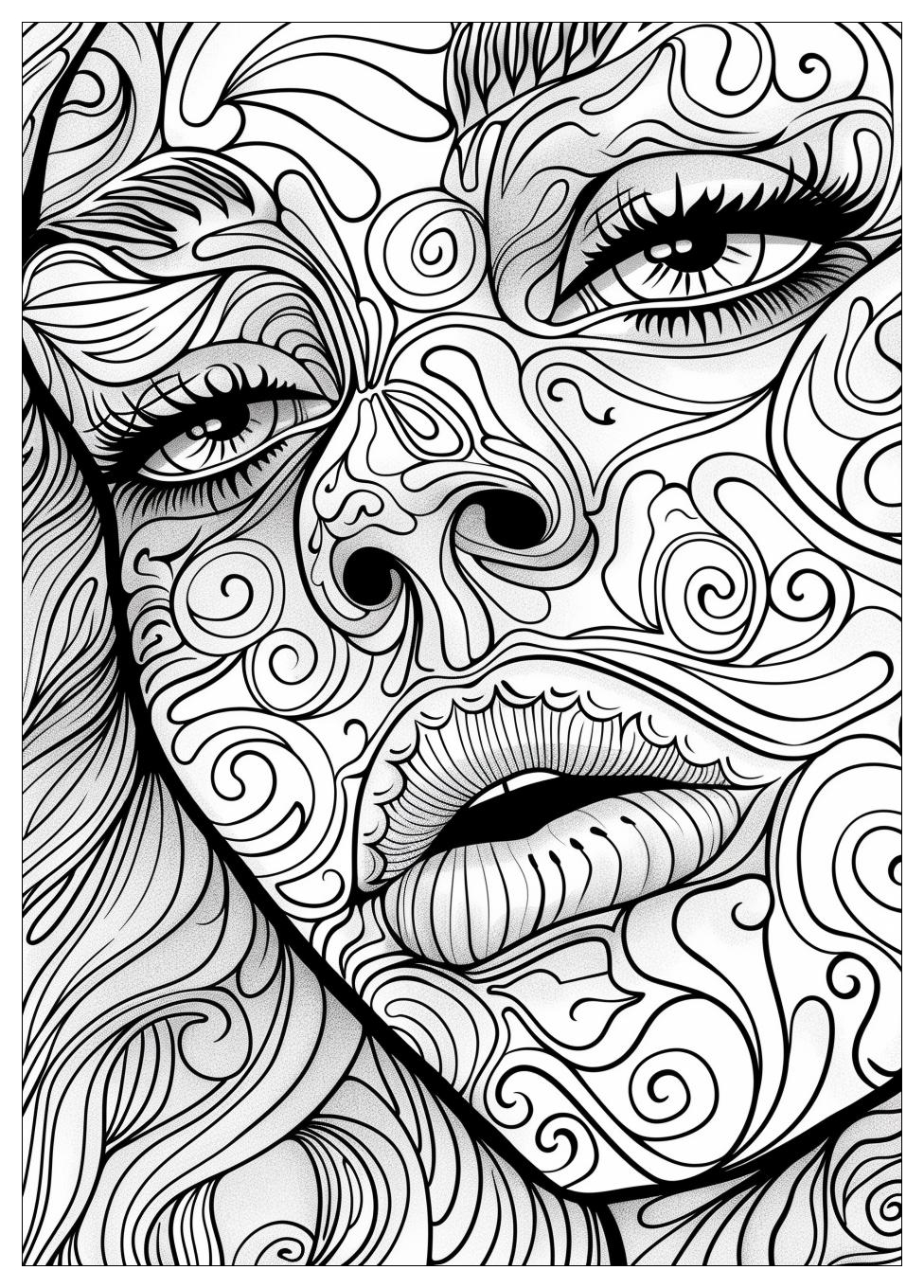 Emotions Coloring Pages-18