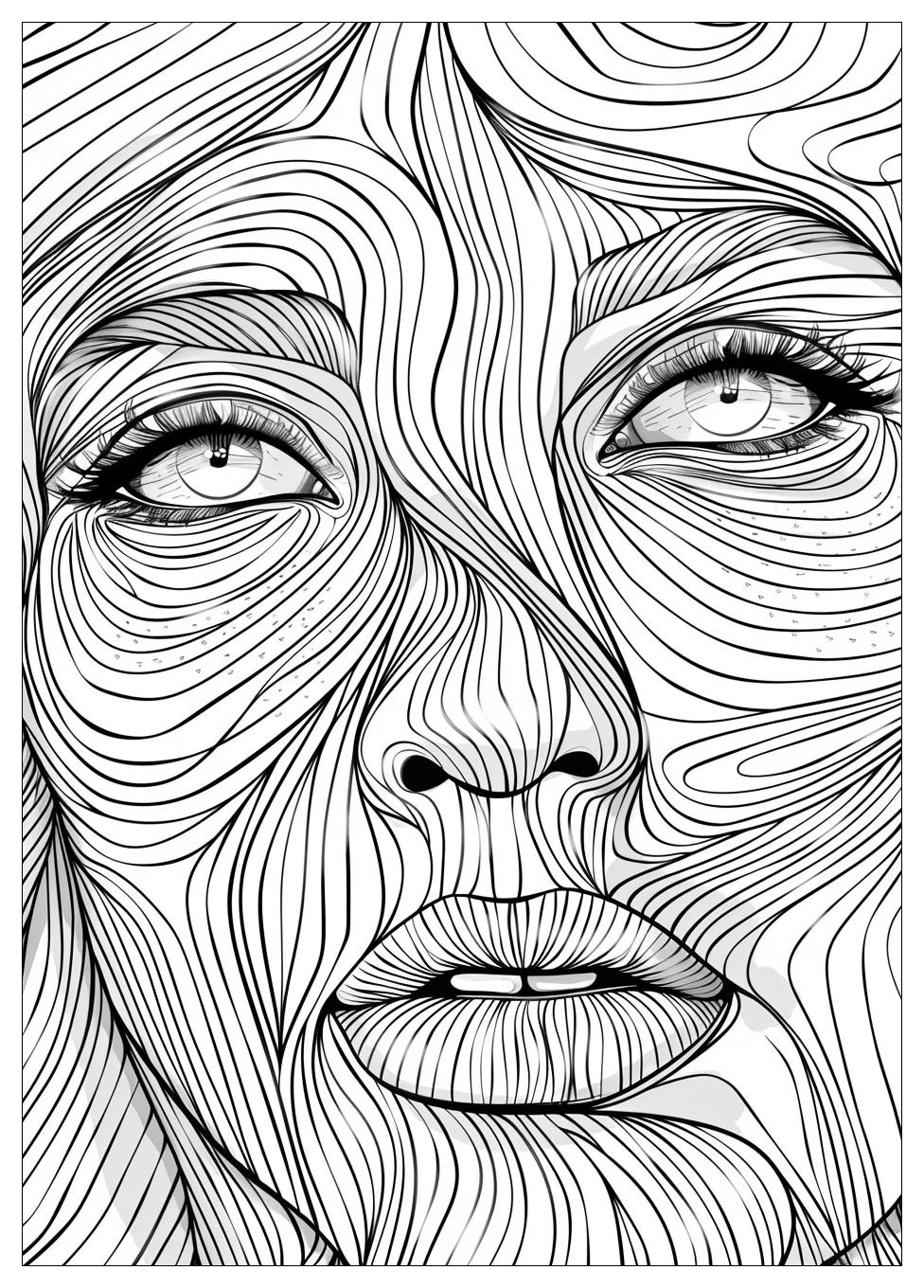 Emotions Coloring Pages-19