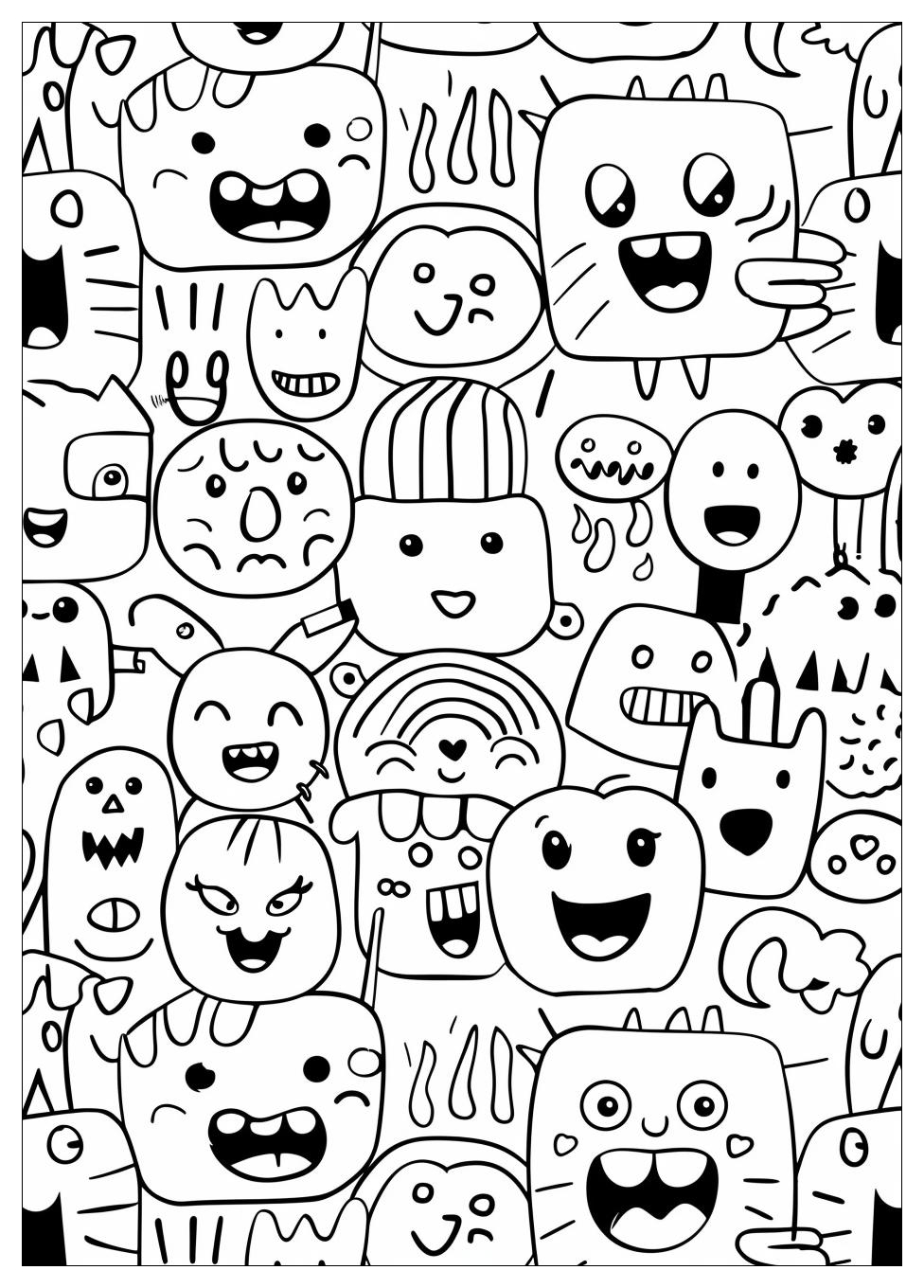 Emotions Coloring Pages-3