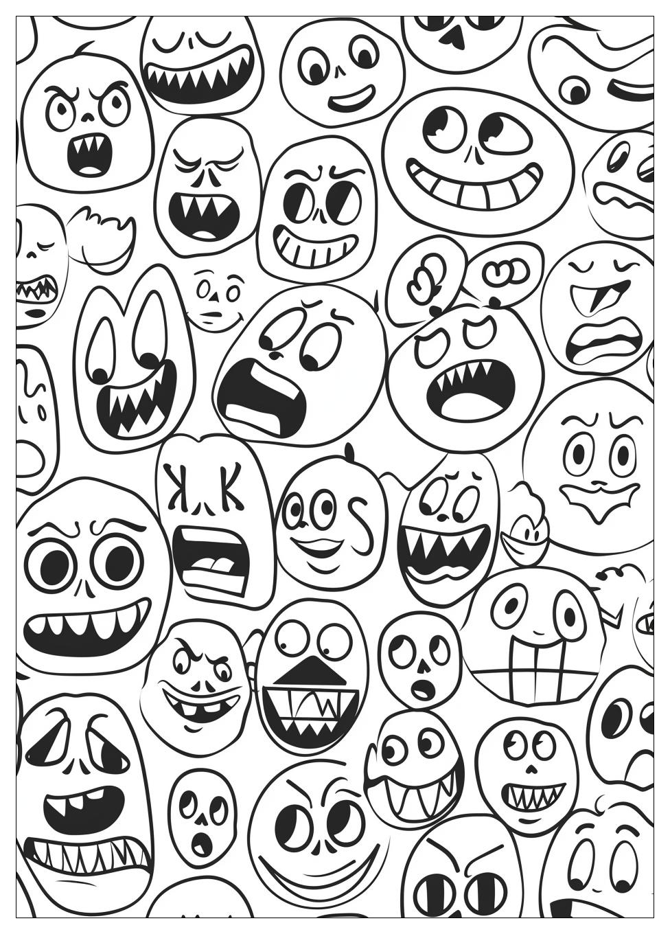 Emotions Coloring Pages-4