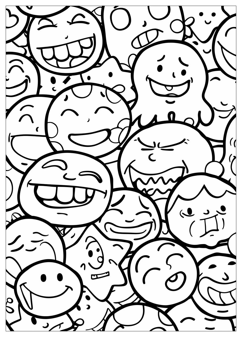 Emotions Coloring Pages-8