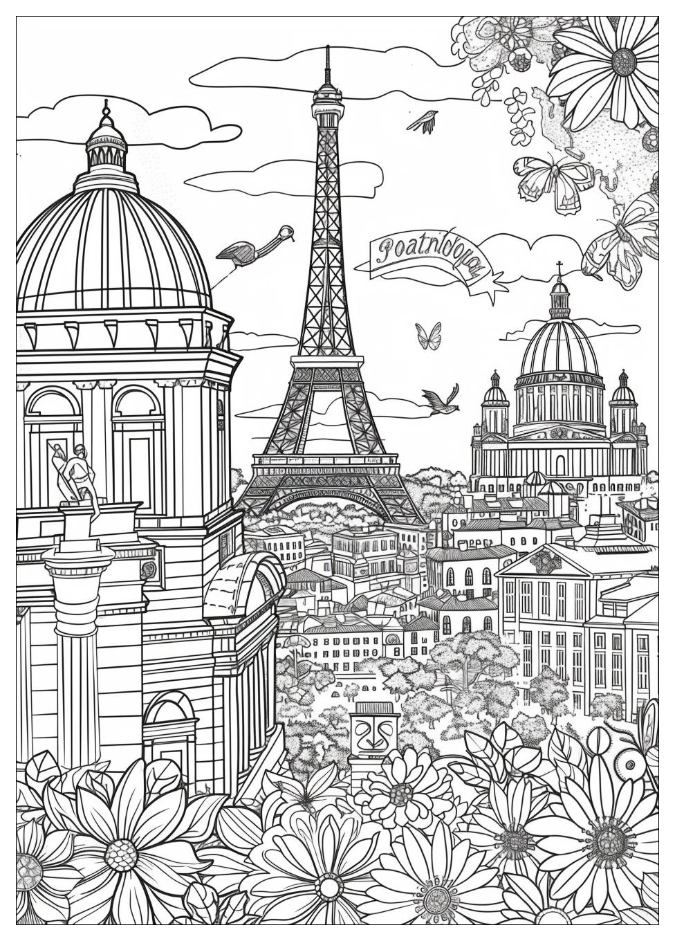 Europe Coloring Pages-19