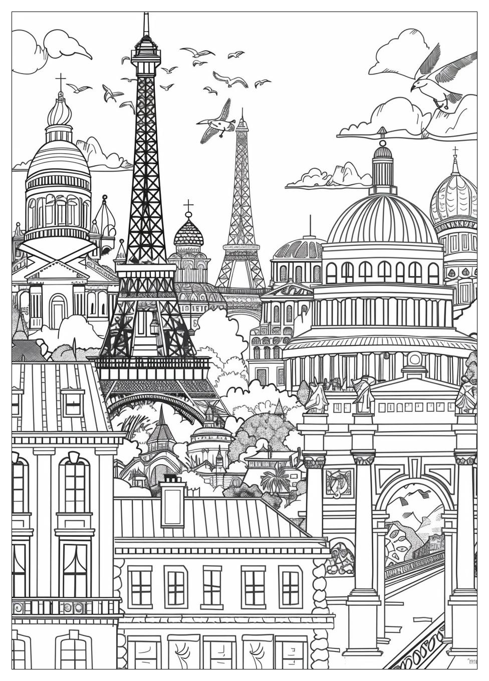 Europe Coloring Pages-20