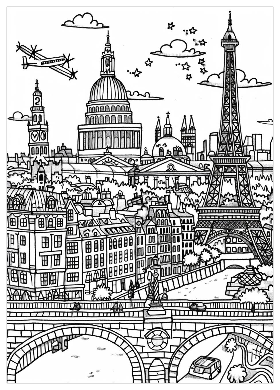 Europe Coloring Pages-6