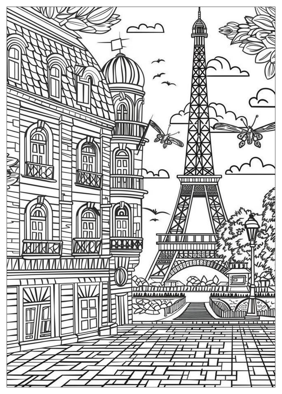 Europe Coloring Pages-7