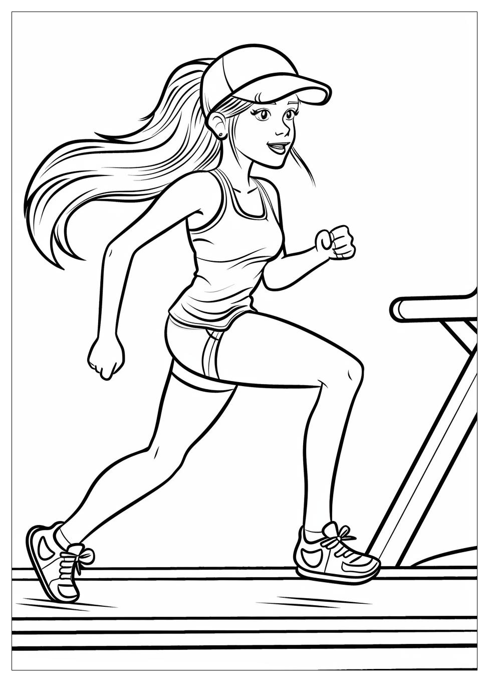 Exercise Coloring Pages-1