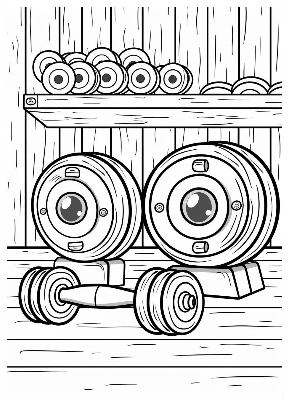 Exercise Coloring Pages-10