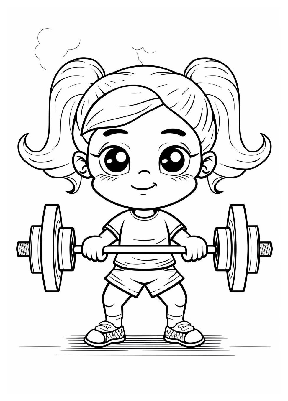 Exercise Coloring Pages-12