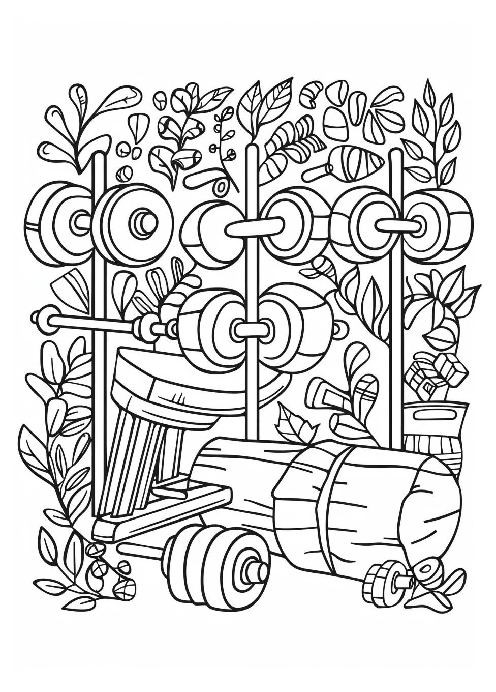 Exercise Coloring Pages-16