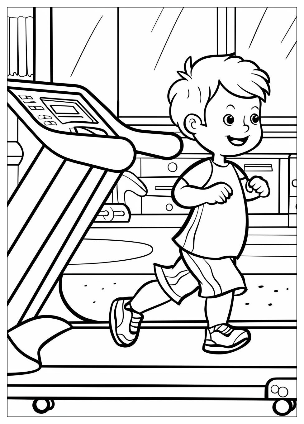 Exercise Coloring Pages-2