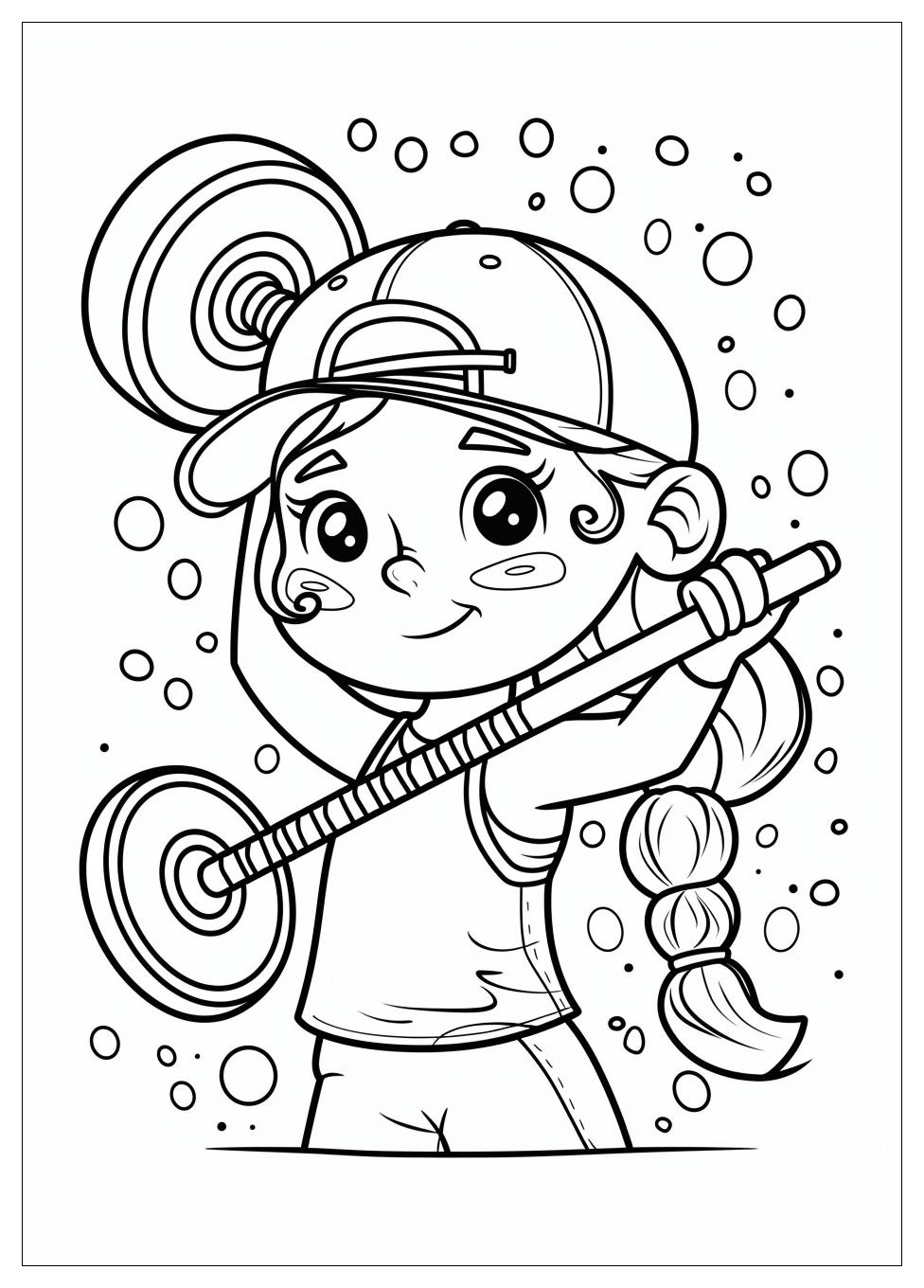 Exercise Coloring Pages-5