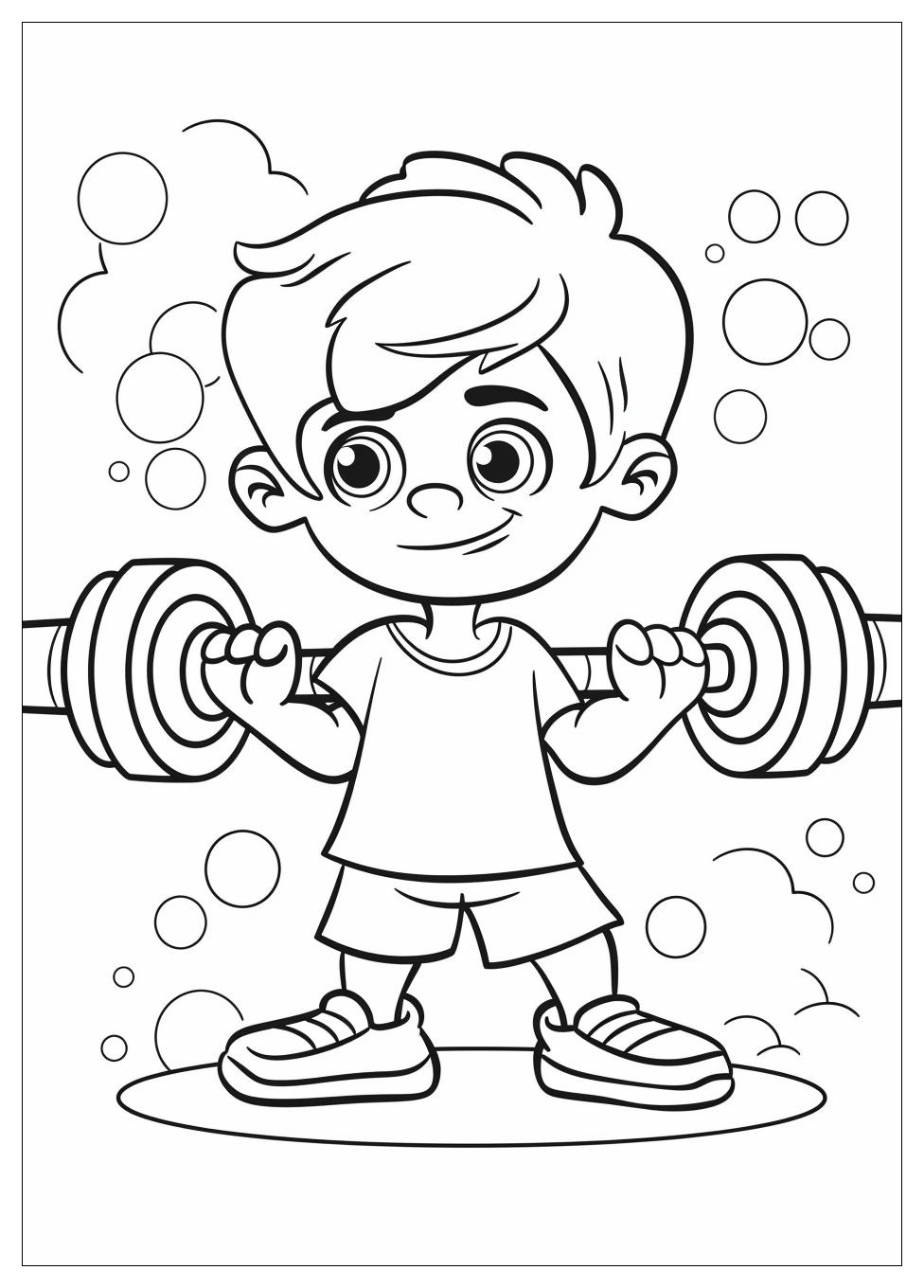 Exercise Coloring Pages-9