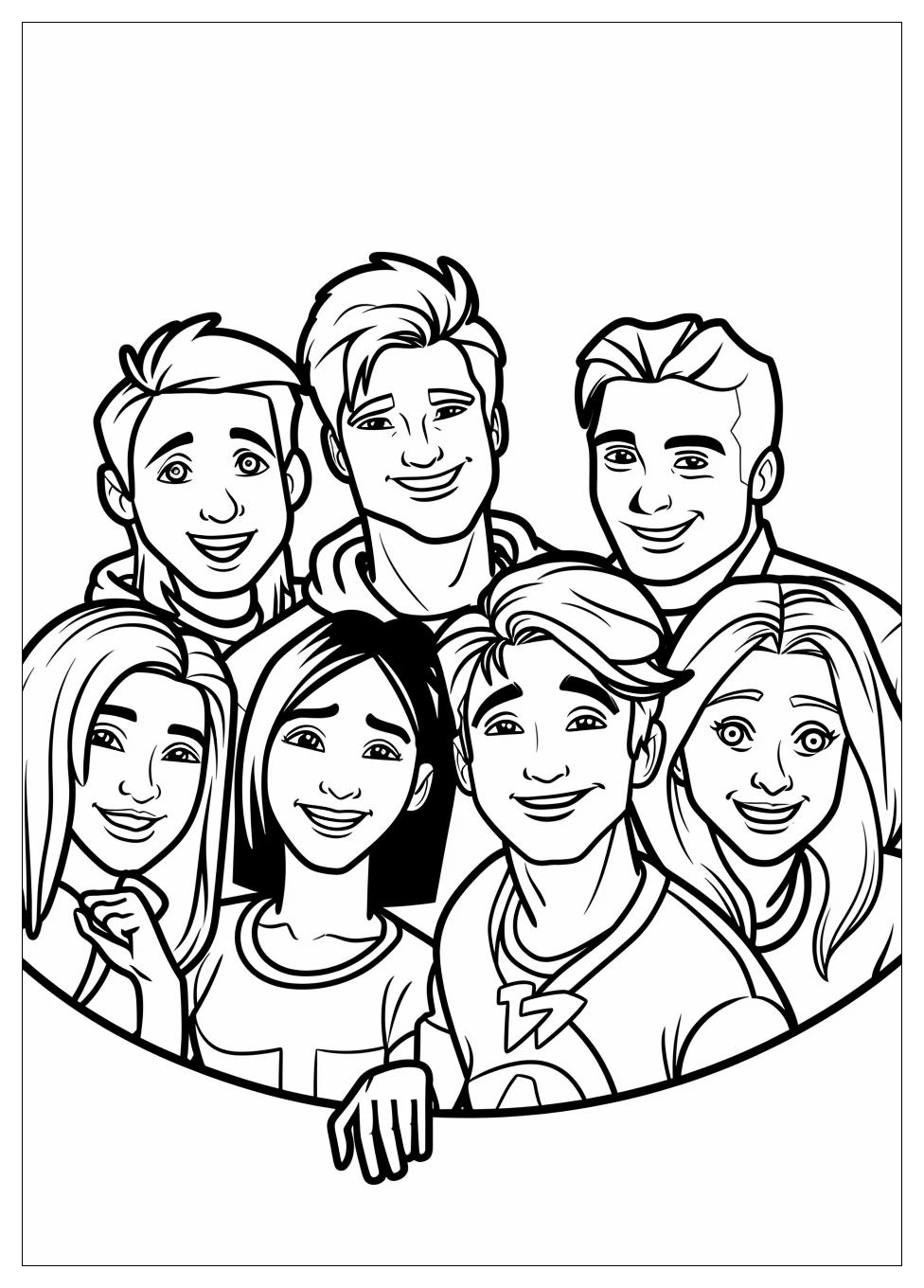 F.R.I.E.N.D.S Coloring Pages-12