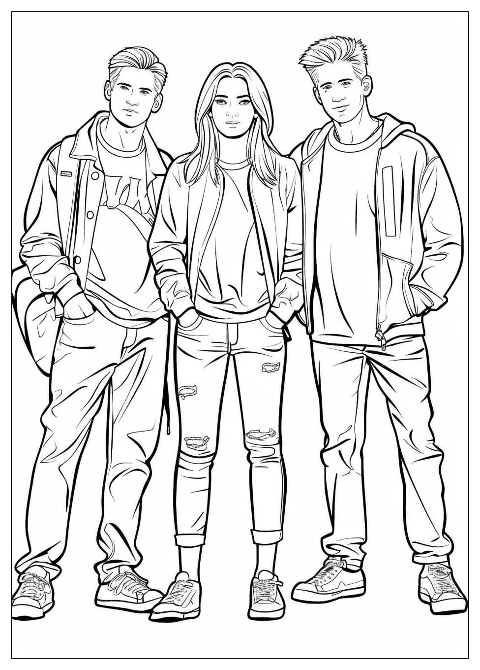 F.R.I.E.N.D.S Coloring Pages-13