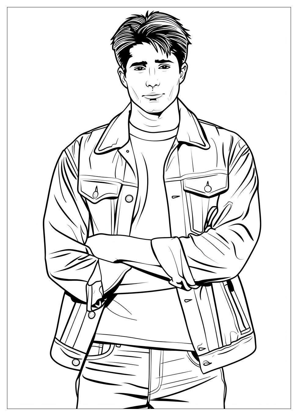 F.R.I.E.N.D.S Coloring Pages-16