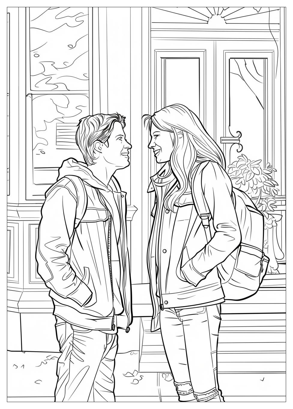 F.R.I.E.N.D.S Coloring Pages-17