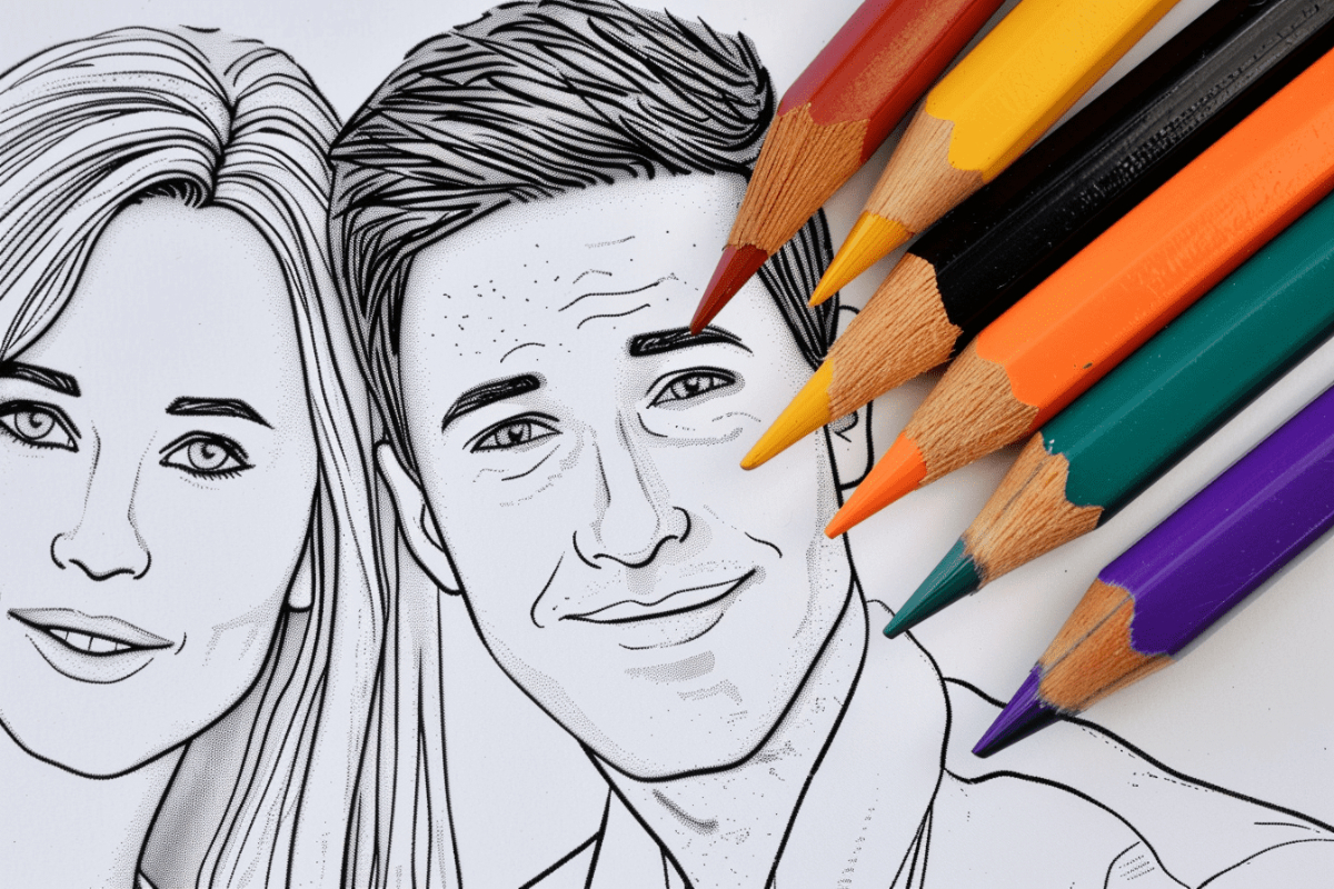 F.R.I.E.N.D.S Coloring Pages