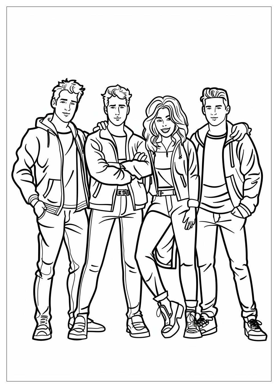 F.R.I.E.N.D.S Coloring Pages-6