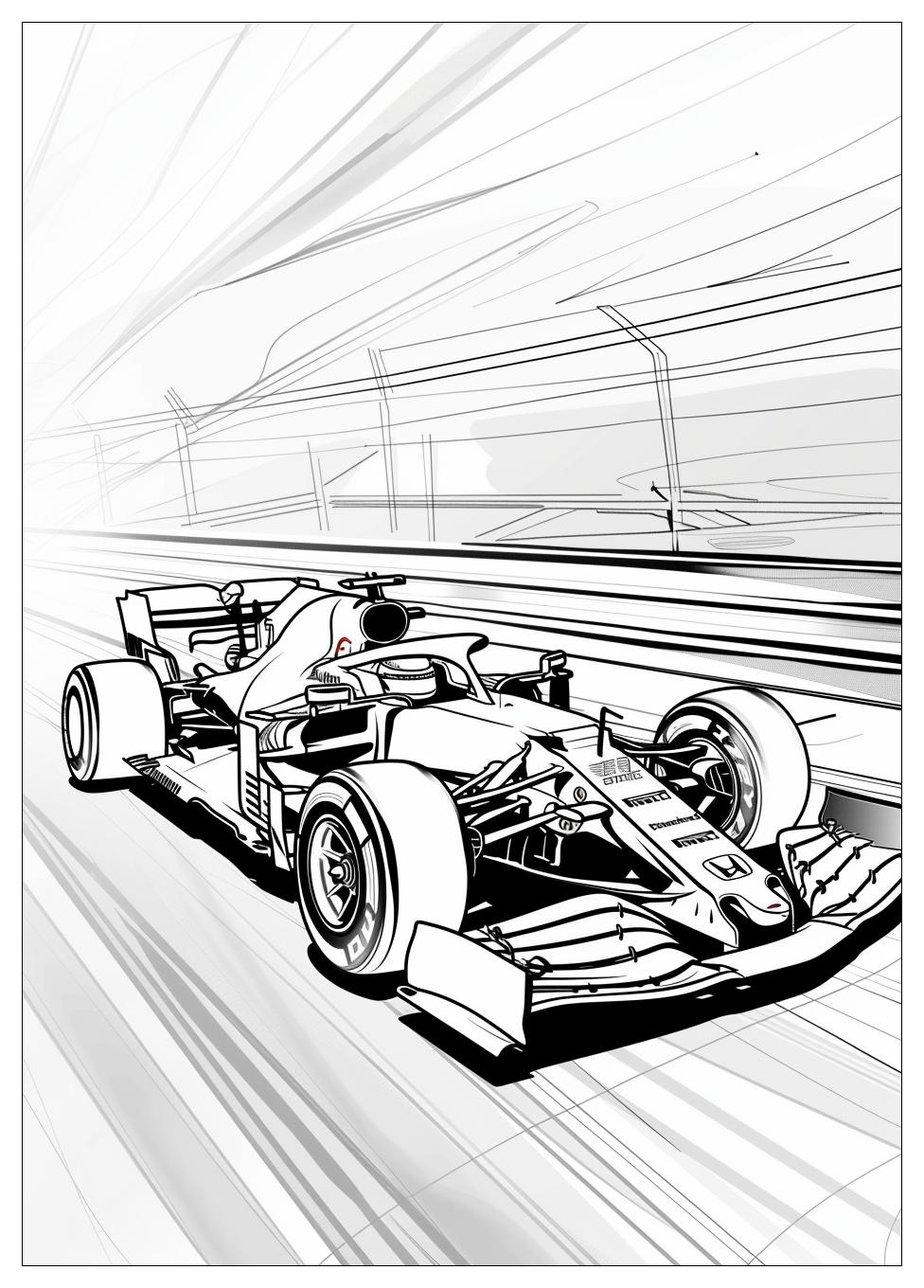 F1 Coloring Pages-1