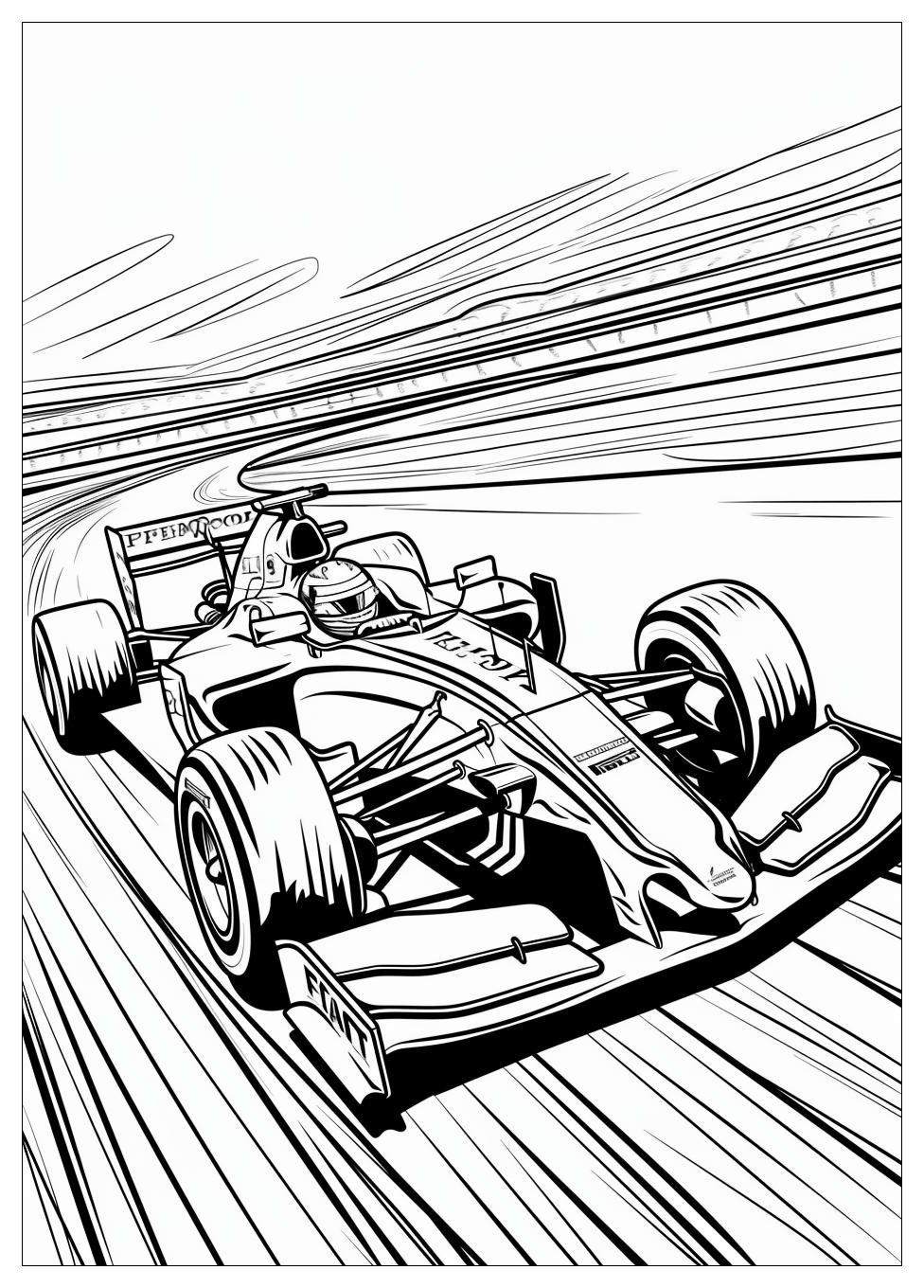 F1 Coloring Pages-12