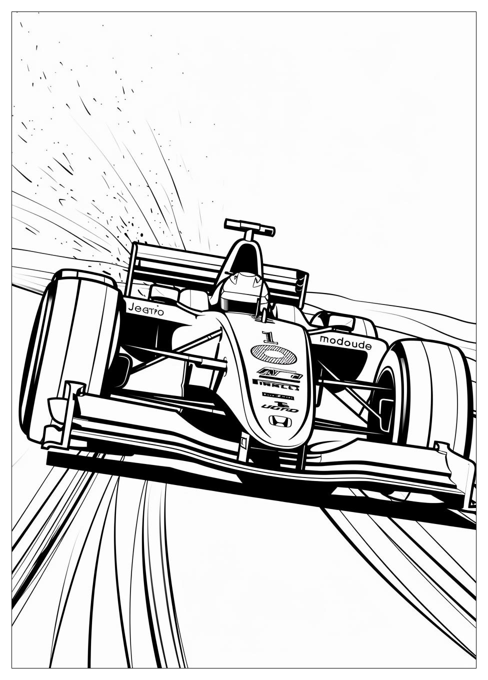 F1 Coloring Pages-19