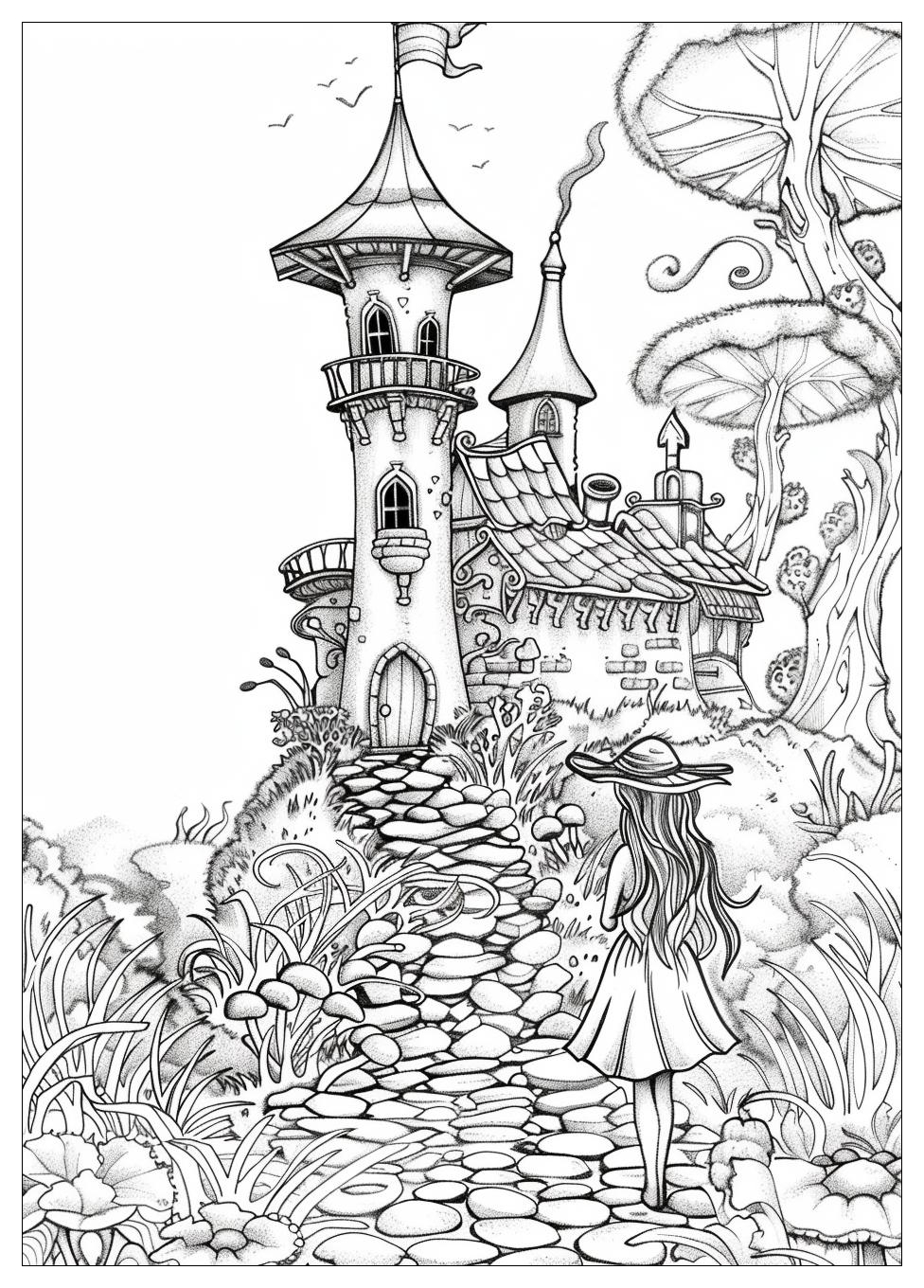 Fairy Tale Coloring Pages-19