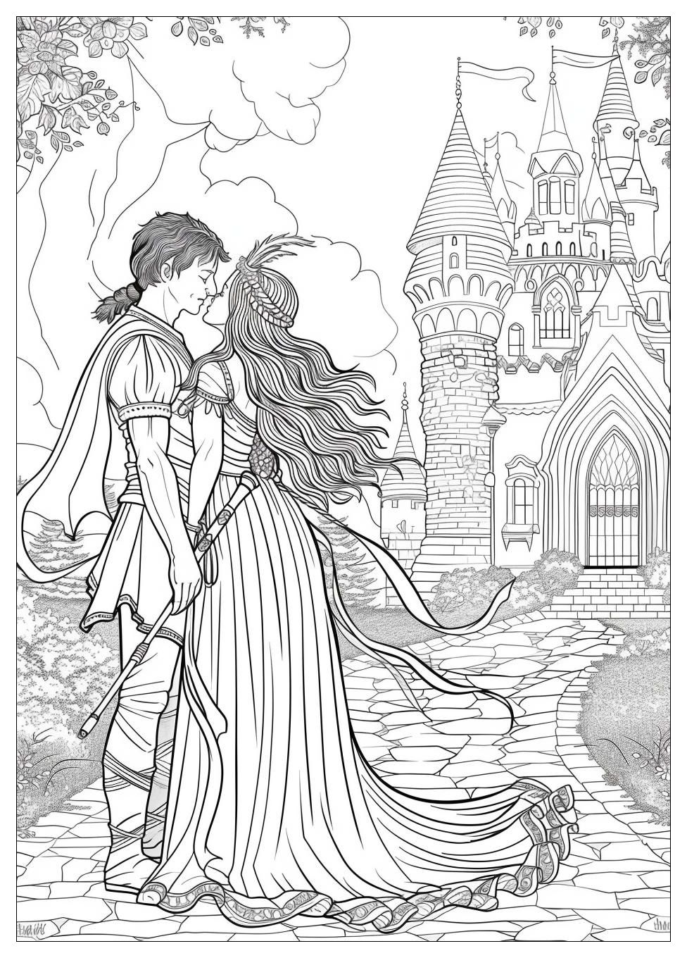 Fairy Tale Coloring Pages-2