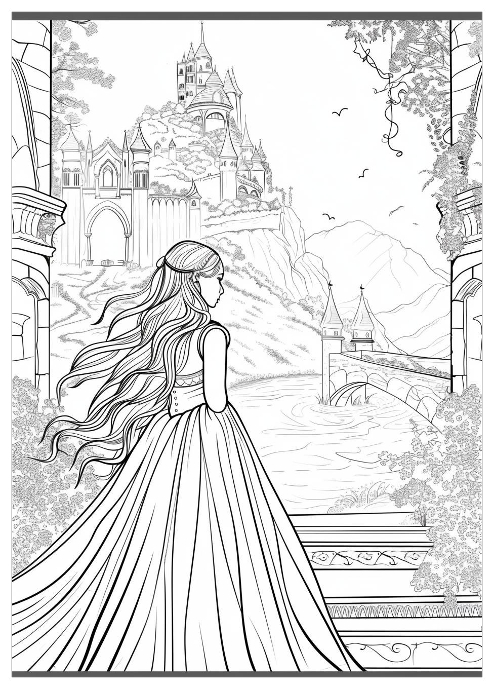 Fairy Tale Coloring Pages-3