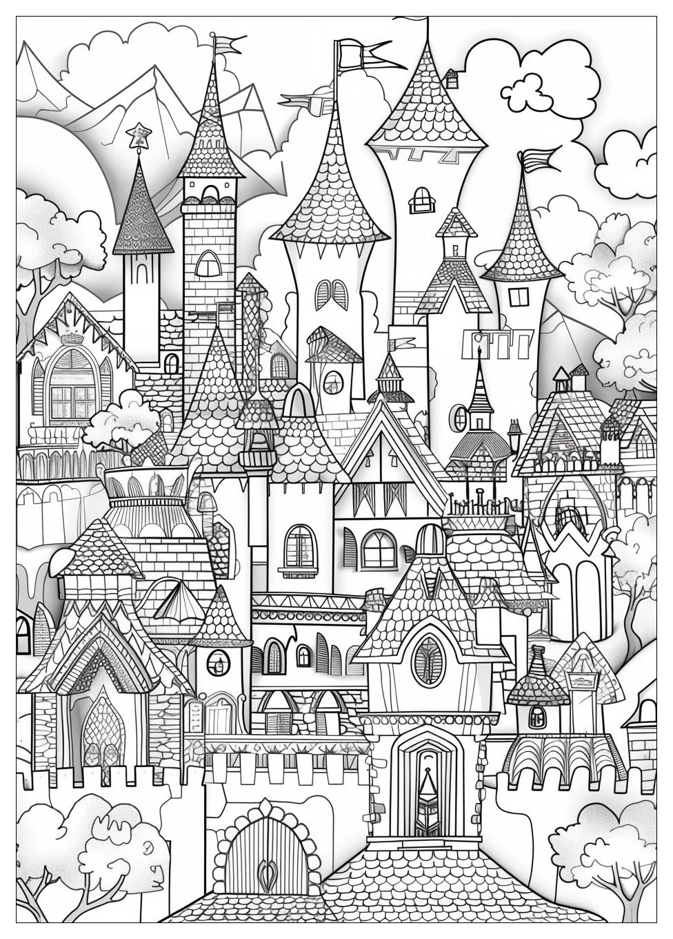 Fairy Tale Coloring Pages-6