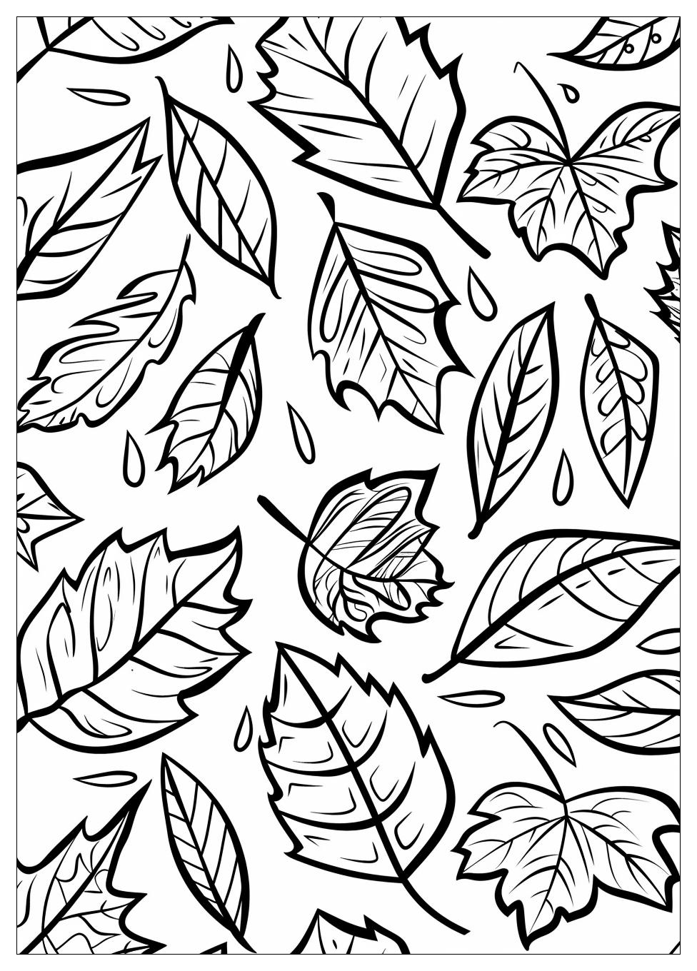 Fall Leaves Coloring Pages-11