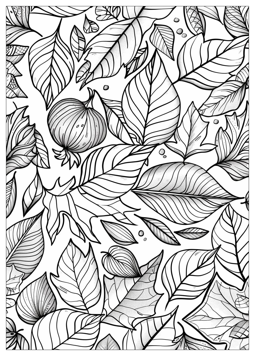 Fall Leaves Coloring Pages-15