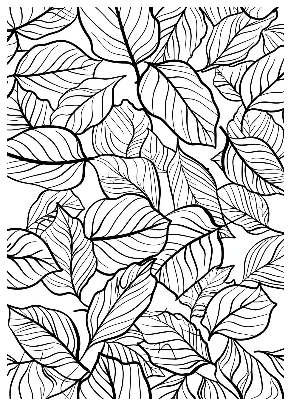 Fall Leaves Coloring Pages-5