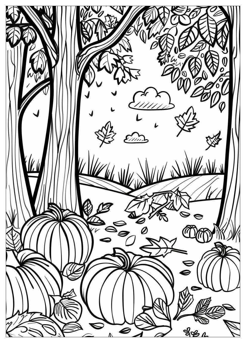 Fall Scene Coloring Pages-10