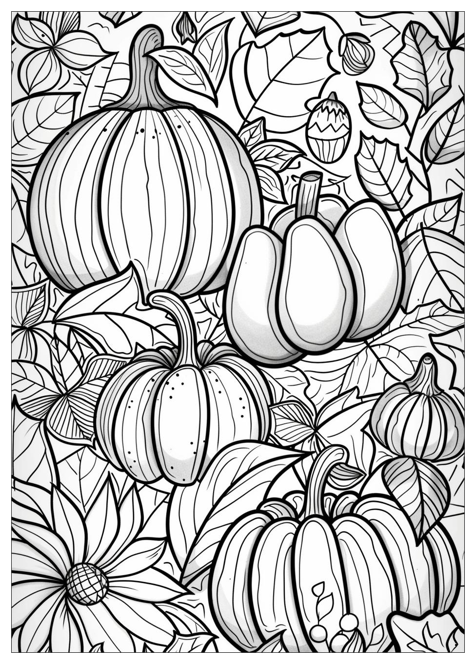 Fall coloring pages-1