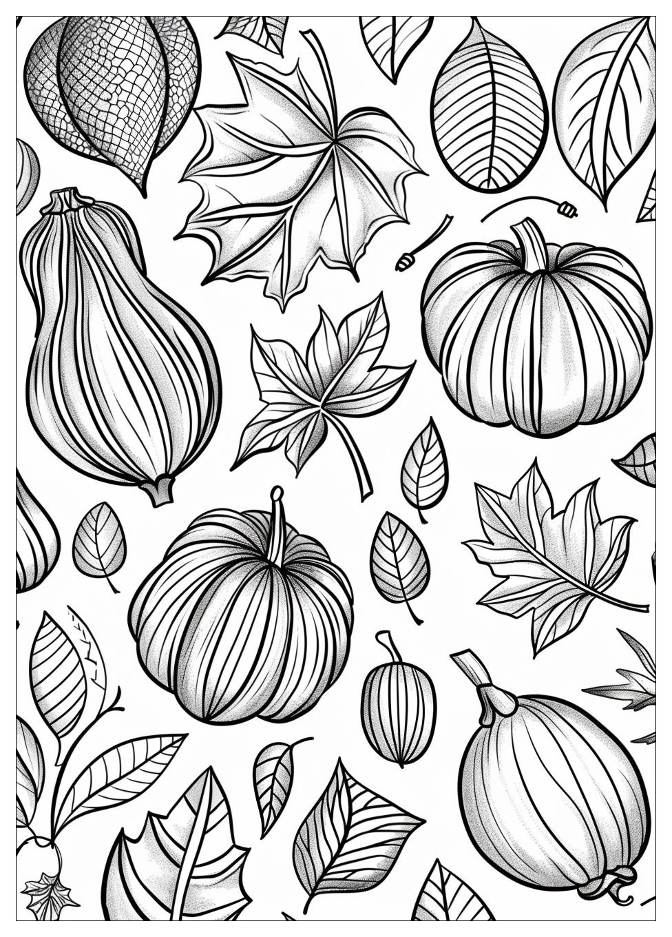 Fall coloring pages-16