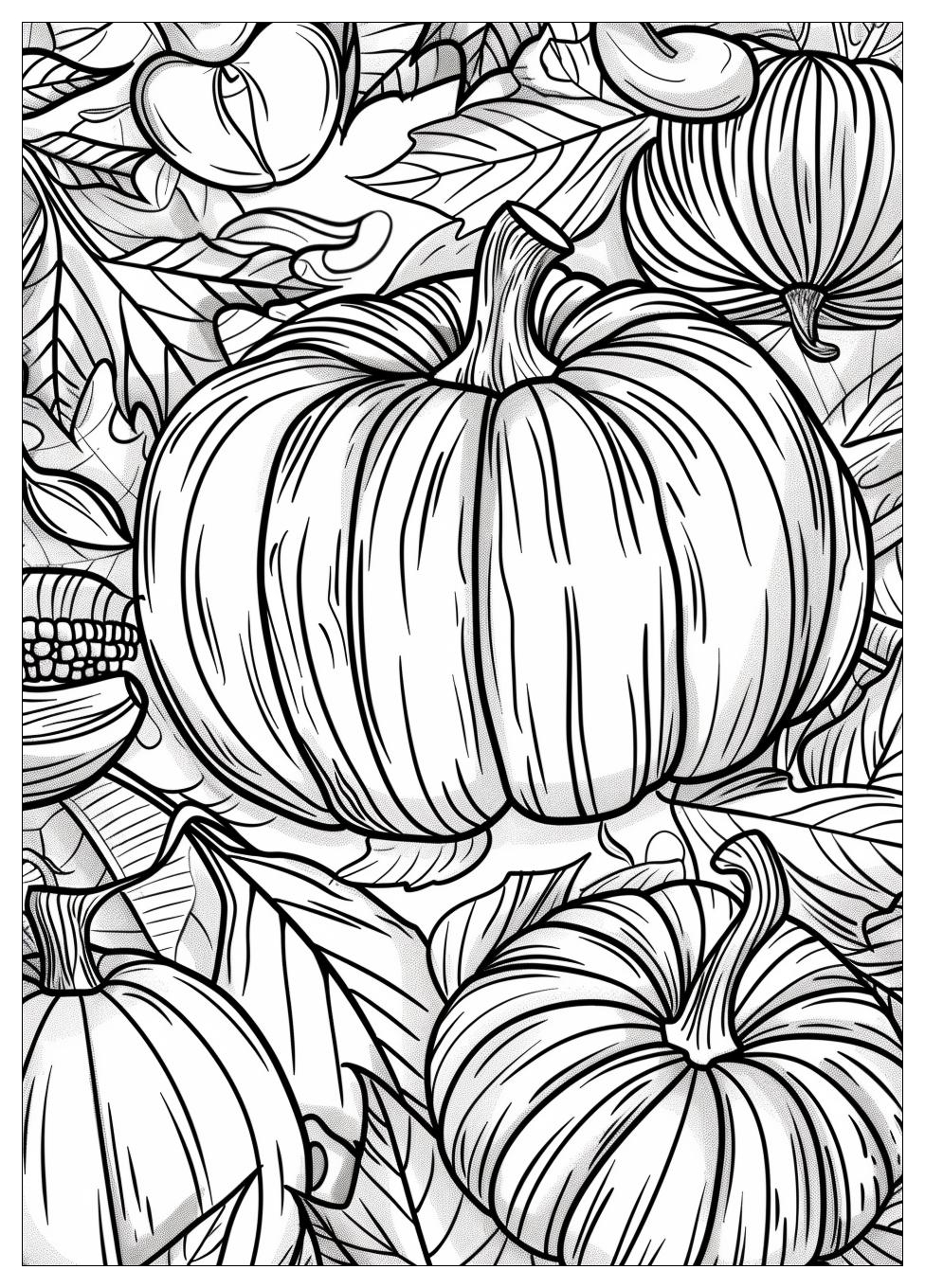 Fall coloring pages-2