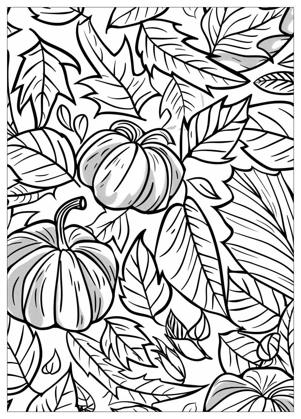 Fall coloring pages-4